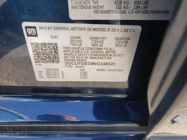 Фото: 3GCUYDED8NG146520 - 10