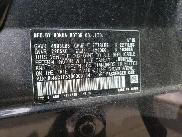 2016 ACURA RLX TECH JH4KC1F53GC000154