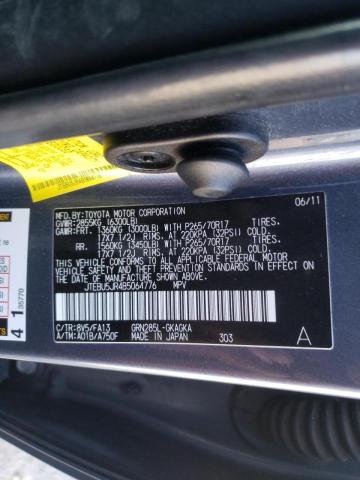 JTEBU5JR4B5064776 Toyota 4Runner Sr 2011. Фото: 9