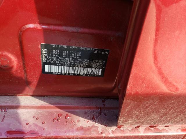 4S3BNAC63F3015051 Subaru Legacy 2.5 2015. Фото: 9