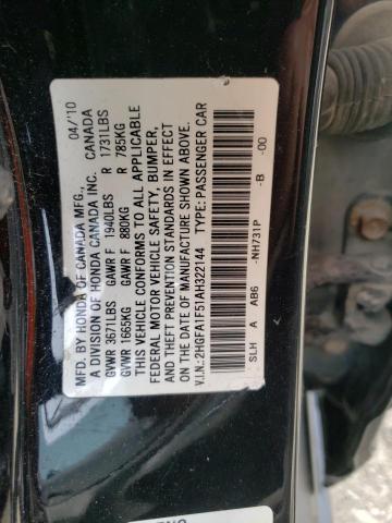 2HGFA1F51AH322144 Honda Civic Lx 2010. Фото: 9