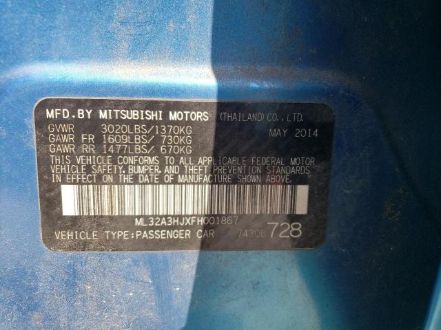 2015 MITSUBISHI MIRAGE DE ML32A3HJXFH001867