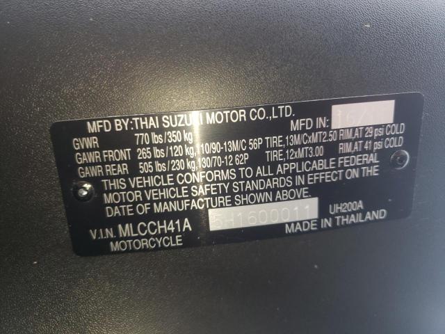 2017 SUZUKI UH200 MLCCH41A5H1600011