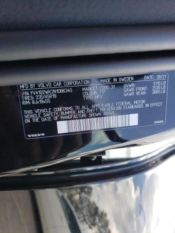 2022 VOLVO V60 CROSS YV4102WK2N1086340