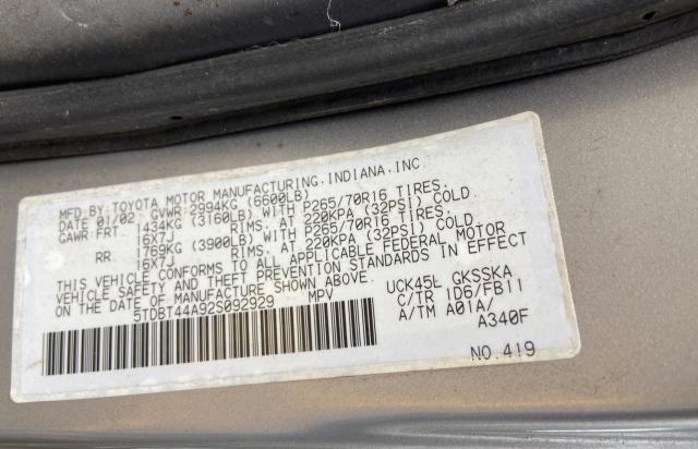 Фото: 5TDBT44A92S092929 - 10