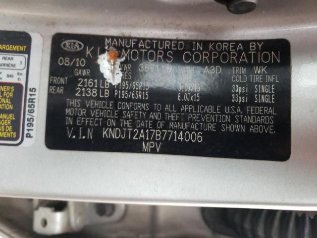 KNDJT2A17B7714006 Kia Soul 2011. Фото: 9