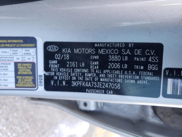 2018 KIA FORTE LX 3KPFK4A73JE247058