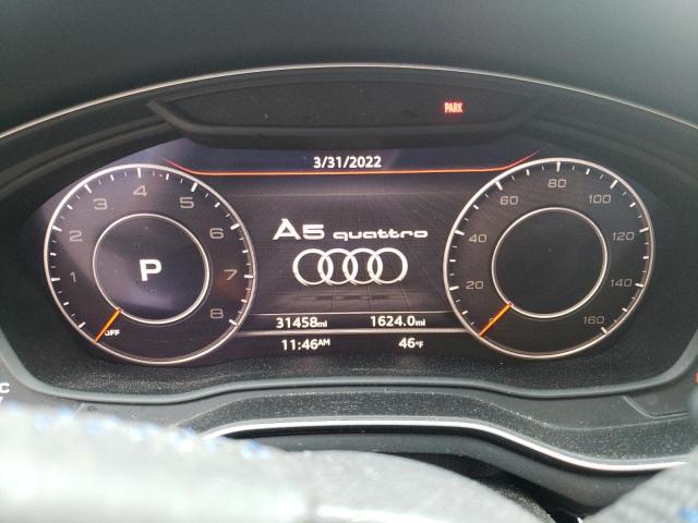 2019 AUDI A5 PREMIUM WAUTNAF57KA050217