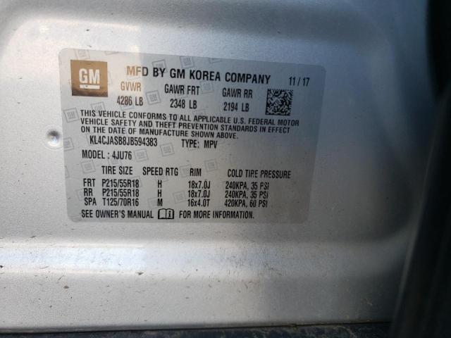 2018 BUICK ENCORE PRE KL4CJASB8JB594383