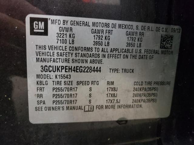 3GCUKPEH4EG228444 Chevrolet Silverado 2014. Фото: 9