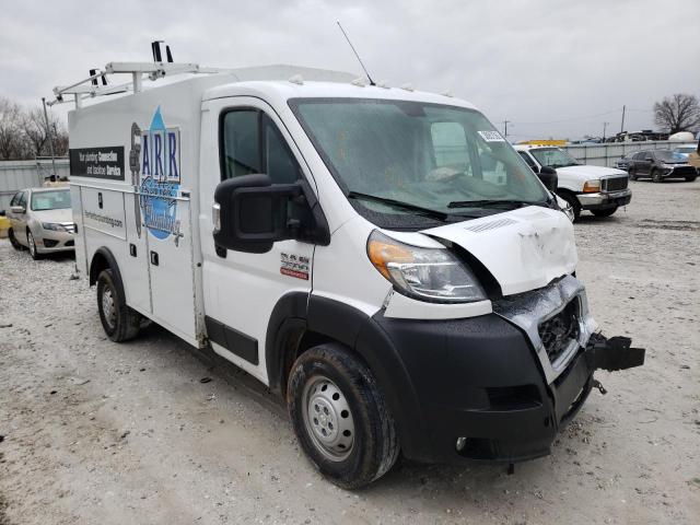 Salvage trucks for sale at Rogersville, MO auction: 2019 Dodge RAM Promaster