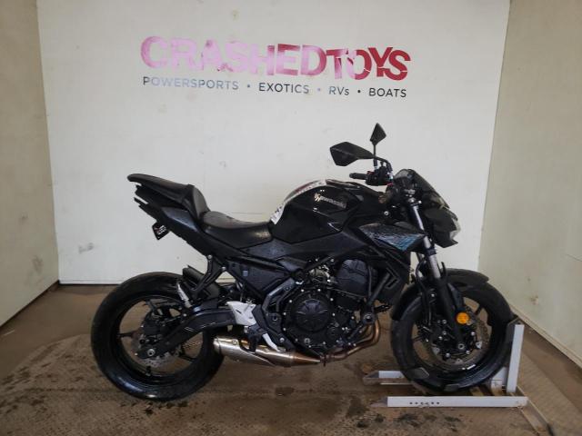 Salvage cars for sale from Copart China Grove, NC: 2021 Kawasaki ER650 L
