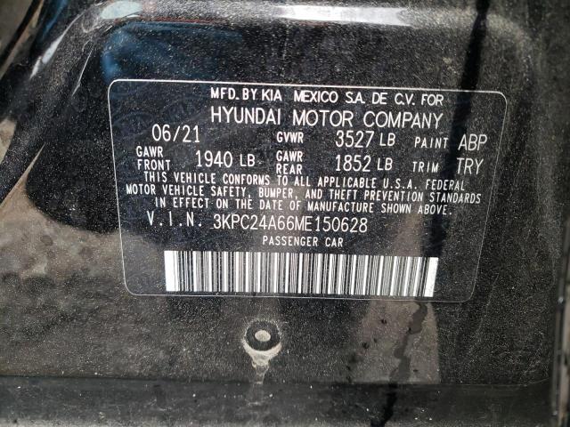 3KPC24A66ME150628 Hyundai Accent Se 2021. Фото: 9