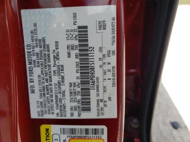 2015 FORD FUSION SE 1FA6P0HD8F5111152