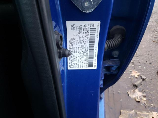 2021 HONDA CIVIC LX 2HGFC2F6XMH542167