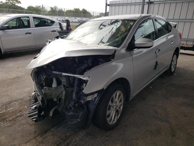 3N1AB7AP0KY308588 Nissan Sentra S 2019. Фото: 1