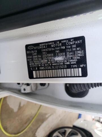 2020 HYUNDAI TUCSON LIM KM8J33AL9LU215018