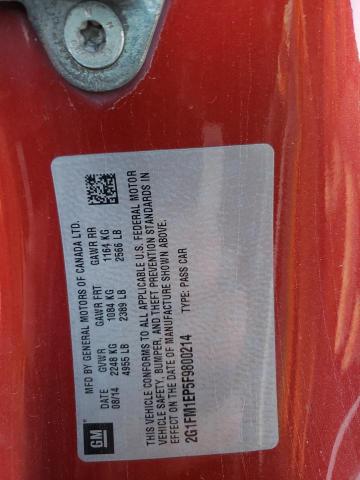 2015 CHEVROLET CAMARO ZL1 2G1FM1EP5F9800214