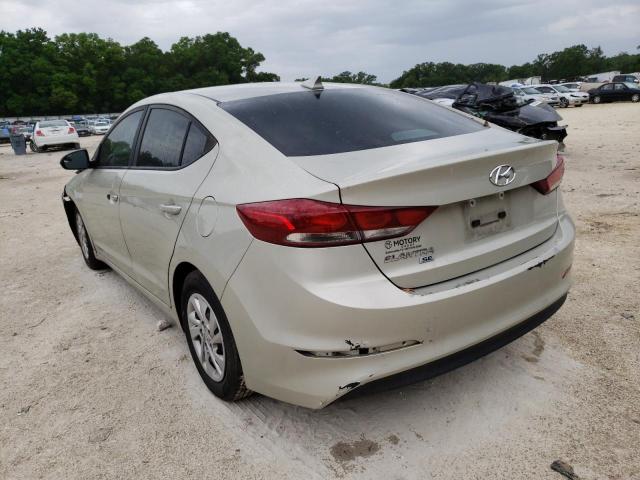 2017 HYUNDAI ELANTRA SE 5NPD74LF7HH126911