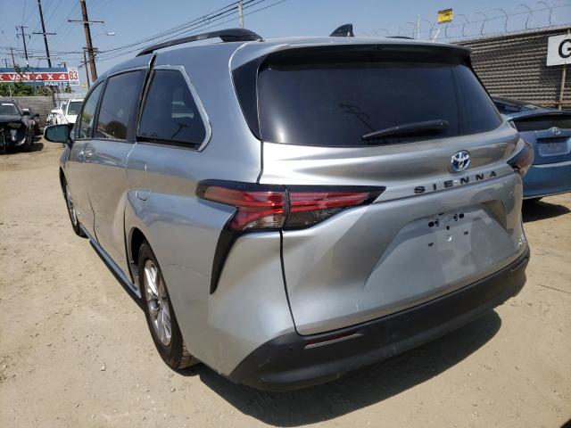 5TDYRKEC7MS023639 Toyota Sienna Xle 2021. Фото: 2