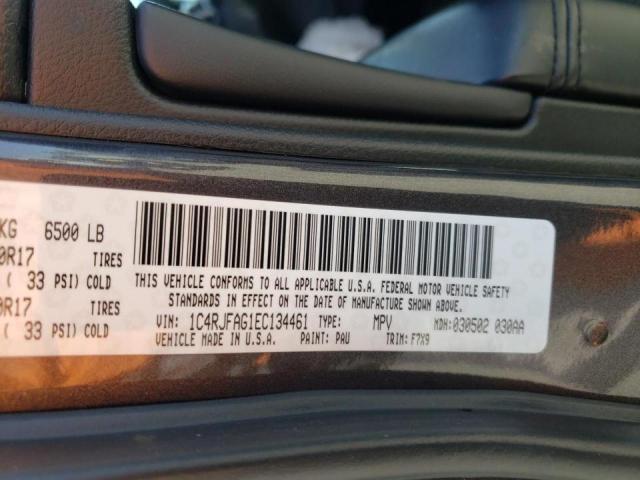 1C4RJFAG1EC134461 Jeep Grand Cher 2014. Фото: 9