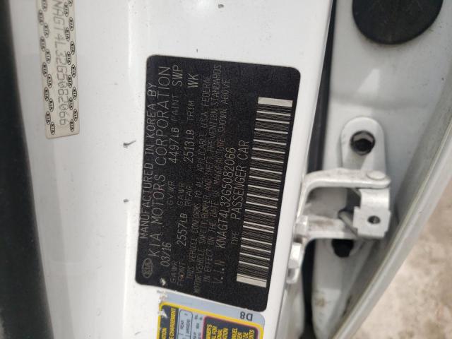 KNAGT4L32G5082066 Kia Optima Lx 2016. Фото: 9