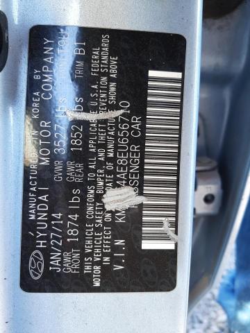 KMHCT4AE8EU656710 Hyundai Accent Gls 2014. Фото: 9
