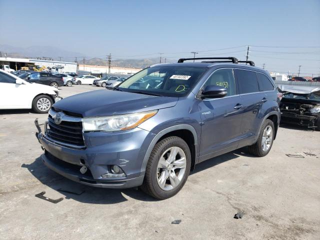 5TDDCRFHXFS007540 Toyota Highlander 2015. Фото: 1