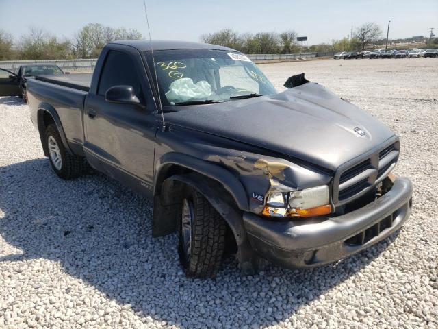 Salvage cars for sale from Copart New Braunfels, TX: 2002 Dodge Dakota Base