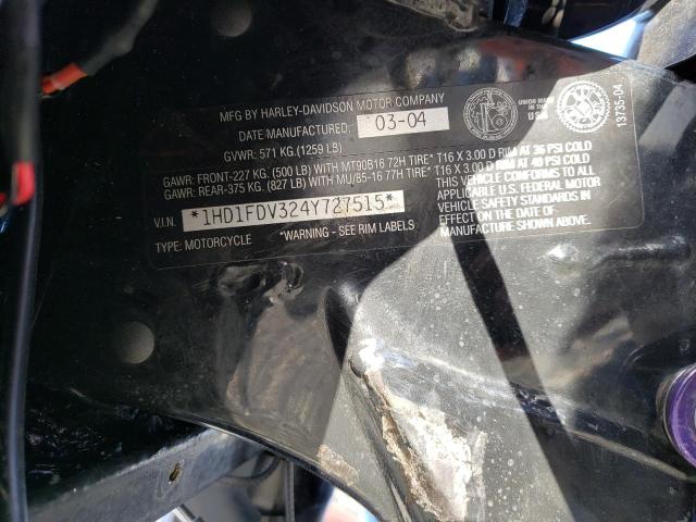 2004 HARLEY-DAVIDSON FLHR 1HD1FDV324Y727515