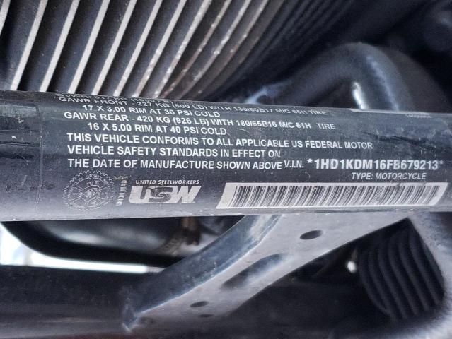 2015 HARLEY-DAVIDSON FLHTCUL UL 1HD1KDM16FB679213