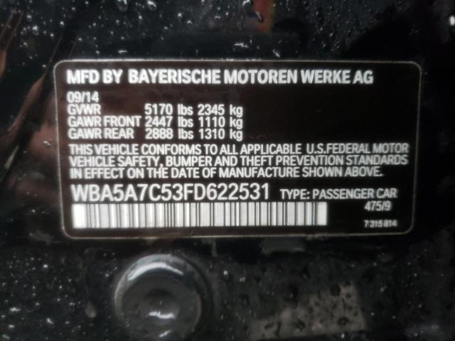 2015 BMW 528 XI WBA5A7C53FD622531