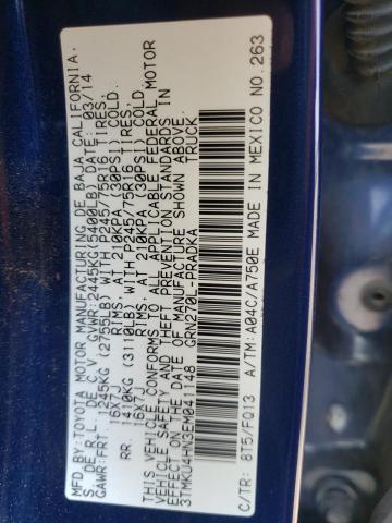 3TMKU4HN3EM041148 Toyota Tacoma Dou 2014. Фото: 9