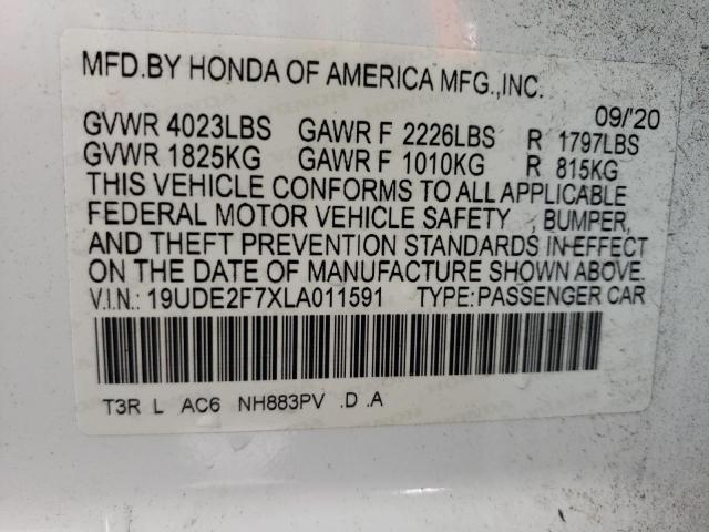 19UDE2F7XLA011591 Acura ILX PREMIU 10