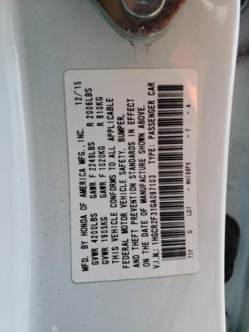 2016 HONDA ACCORD LX 1HGCR2F31GA097103
