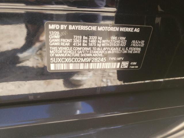 2021 BMW X7 M50I 5UXCX6C02M9F28245