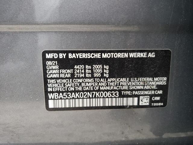 2022 BMW 228I WBA53AK02N7K00633