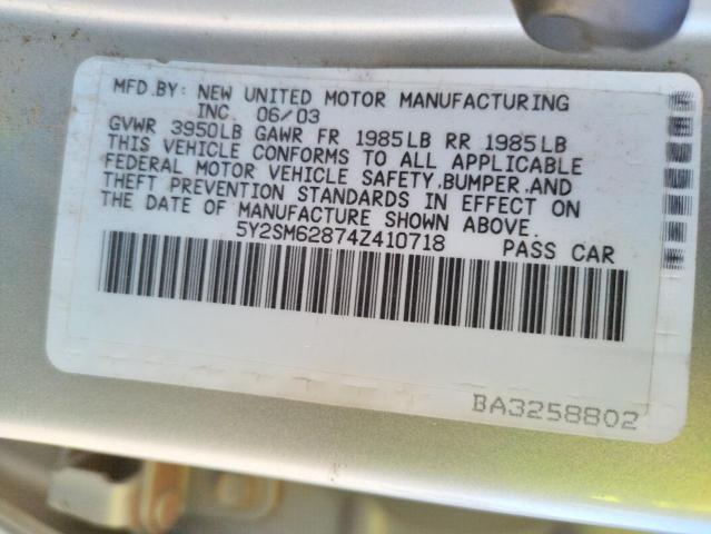 Фото: 5Y2SM62874Z410718 - 10