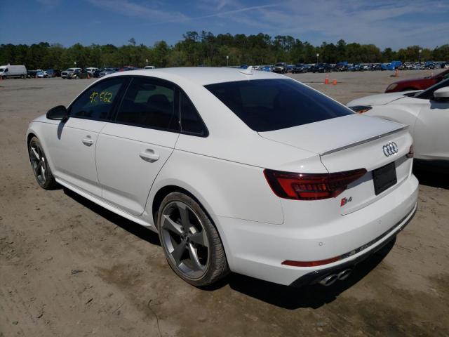 2019 AUDI S4 PRESTIG WAUC4AF47KA006504