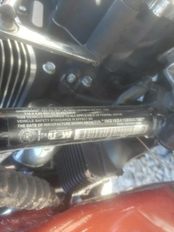 2011 HARLEY-DAVIDSON FLHX 1HD1KB415BB667567