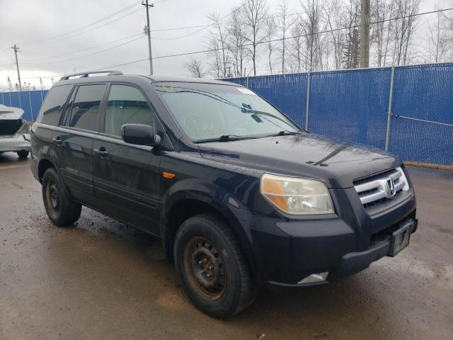 Salvage cars for sale from Copart Moncton, NB: 2006 Honda Pilot EX