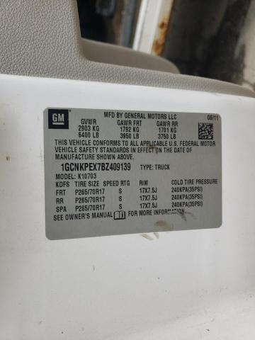 1GCNKPEX7BZ409139 Chevrolet Silverado 2011. Фото: 9