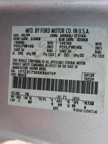 Фото: 1FTZX1728XKB60769 - 10
