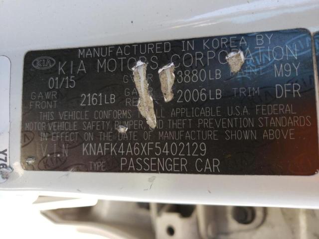 2015 KIA FORTE LX KNAFK4A6XF5402129