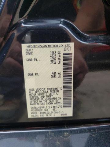 2020 NISSAN ALTIMA SL - 1N4BL4EV4LC178675