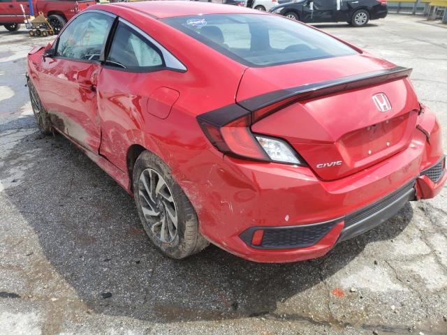 2HGFC4B00GH303017 Honda Civic Lx 2016. Фото: 2