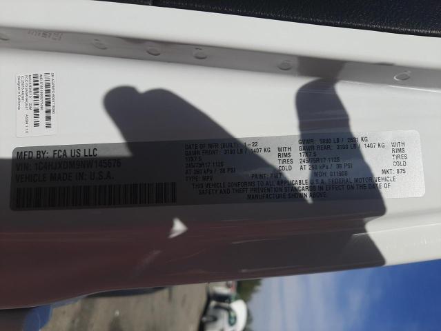 2022 JEEP WRANGLER 1C4HJXDM9NW145676