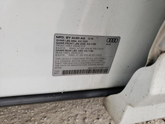 2016 AUDI Q3 PRESTIG WA1GFCFS1GR014237