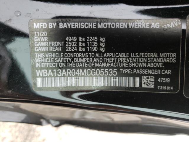 2021 BMW M440XI WBA13AR04MCG05535