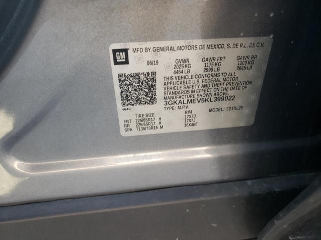 2019 GMC TERRAIN SL 3GKALMEV5KL399022
